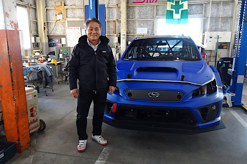 19年仕様を前にSTI辰己秀治総監督とWRX STI