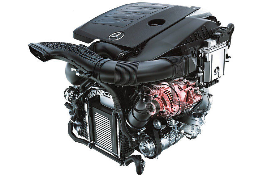 E300に搭載される2.0LのM264型エンジン