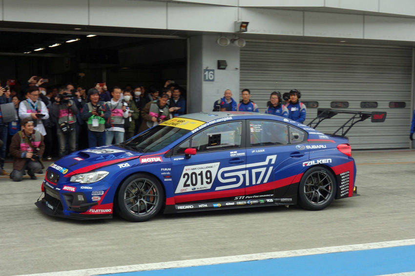【NBR STI シェイクダウン】サメ肌塗装のWRX STIが走った！