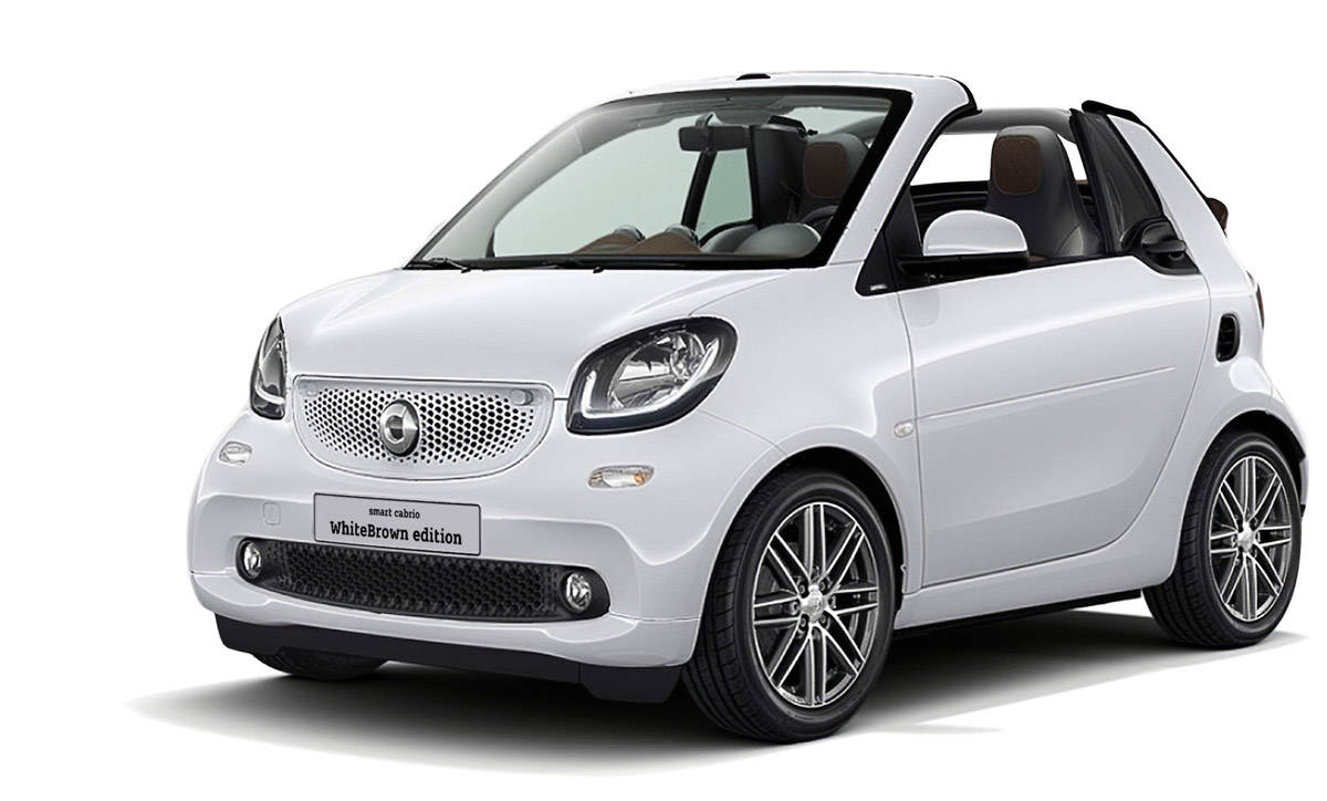 smart cabrio WhiteBrown edition