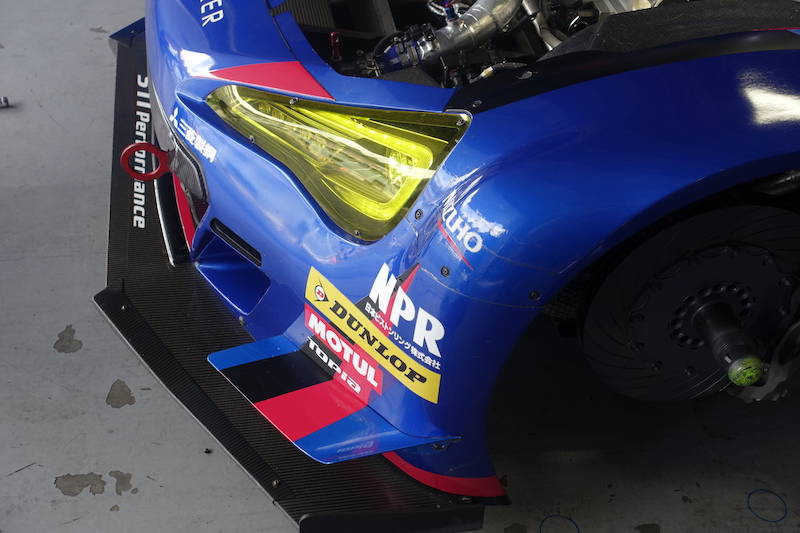 新しいフェンダー形状になった19年仕様のBRZ GT300