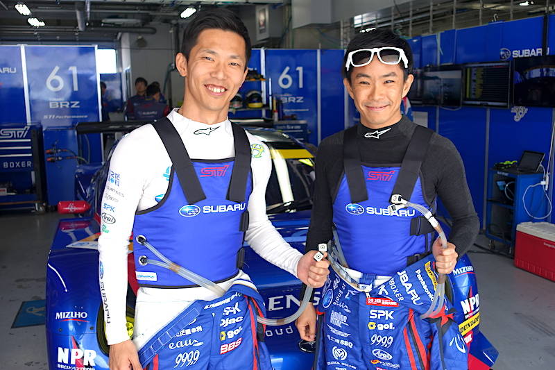 左）山内英輝選手、右）井口卓人選手