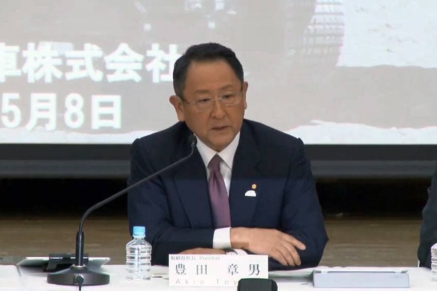 トヨタの戦略を語る豊田章男社長
