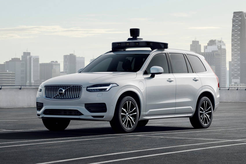 今回発表されたXC90ベースの自動運転車