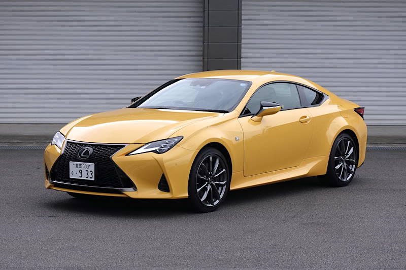 2018年10月にマイナーチェンジを受けた「RC」にも試乗した