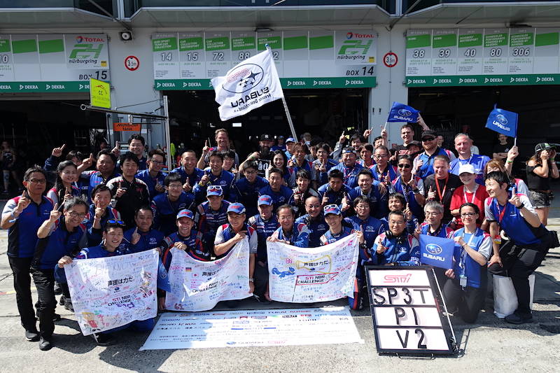 ニュルブルクリンク24時間レースの現場で SUBARU STI