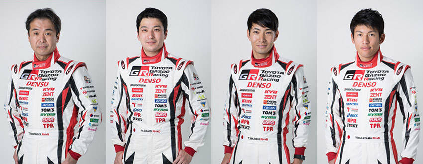 左から土屋 武士、蒲生 尚弥、松井 孝允、中山 雄一