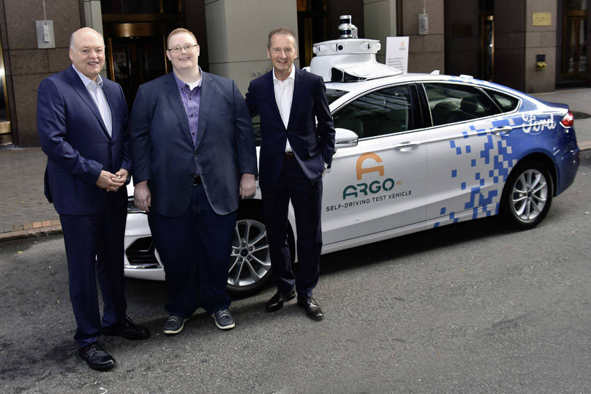 フォルクスワーゲンとフォードが自動運転・EVで提携