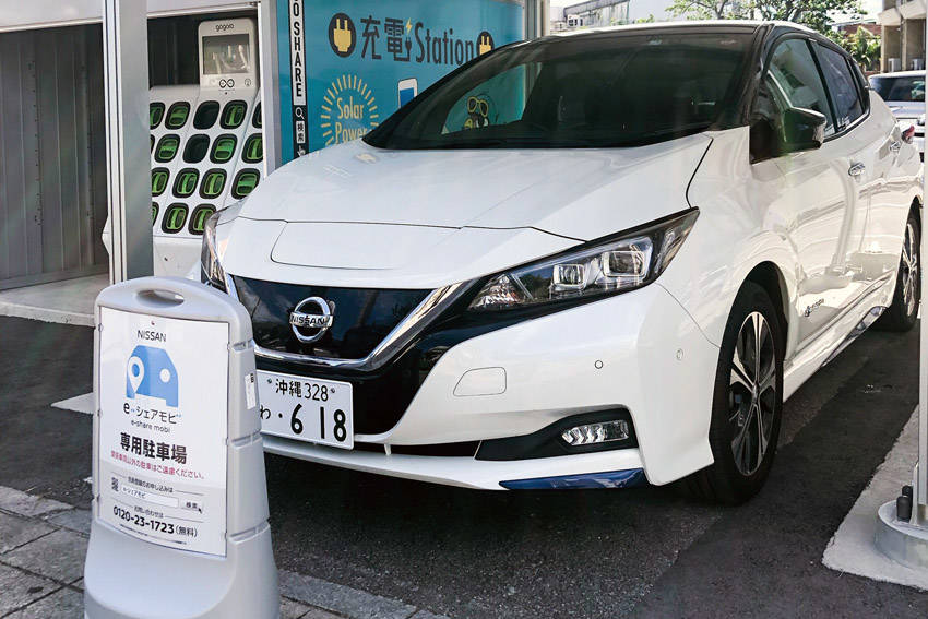 日産 石垣島に「NISSAN e-シェアモビ」オープン