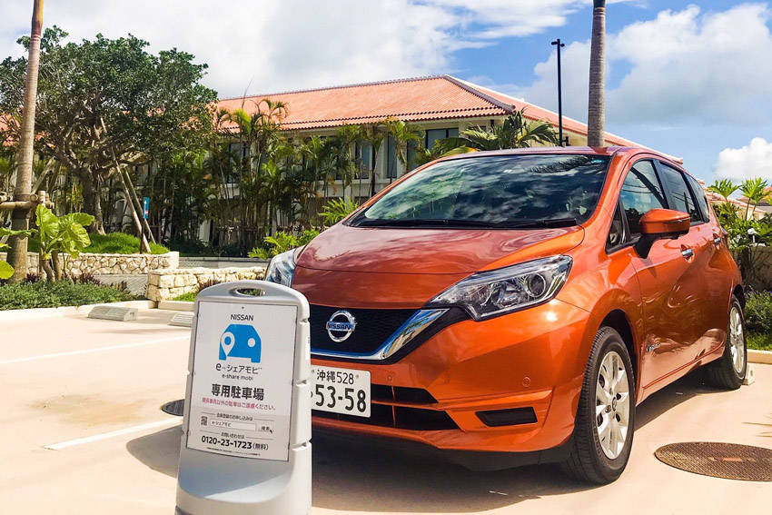 日産 石垣島に「NISSAN e-シェアモビ」オープン
