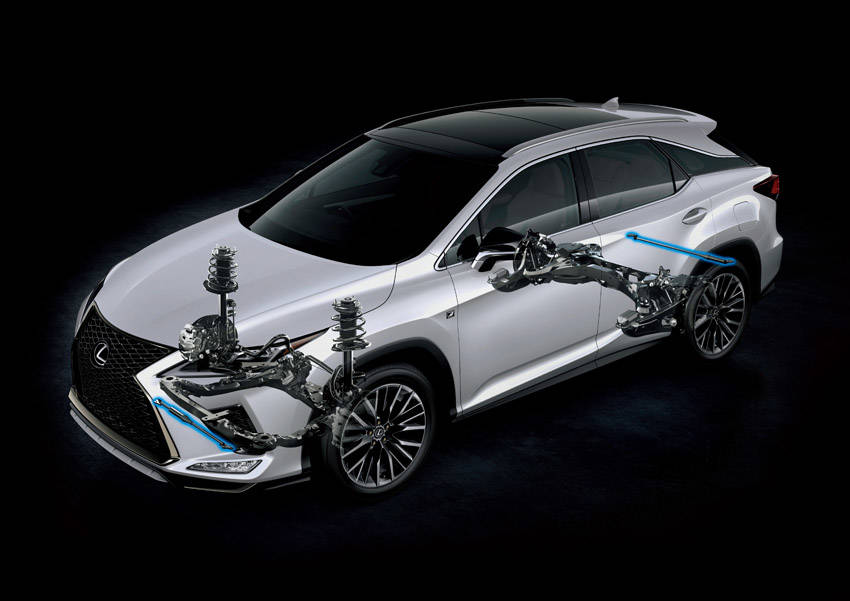 RX300 “F SPORT”に装備されるパフォーマンスダンパー