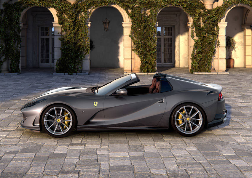 フェラーリ 800psを発生するV12スパイダー「812GTS」復活