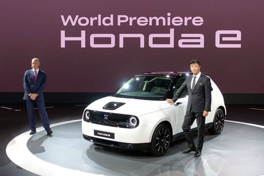 フランクフルトモーターショー2019 ホンダ 市販モデルのEV「ホンダ e」初公開