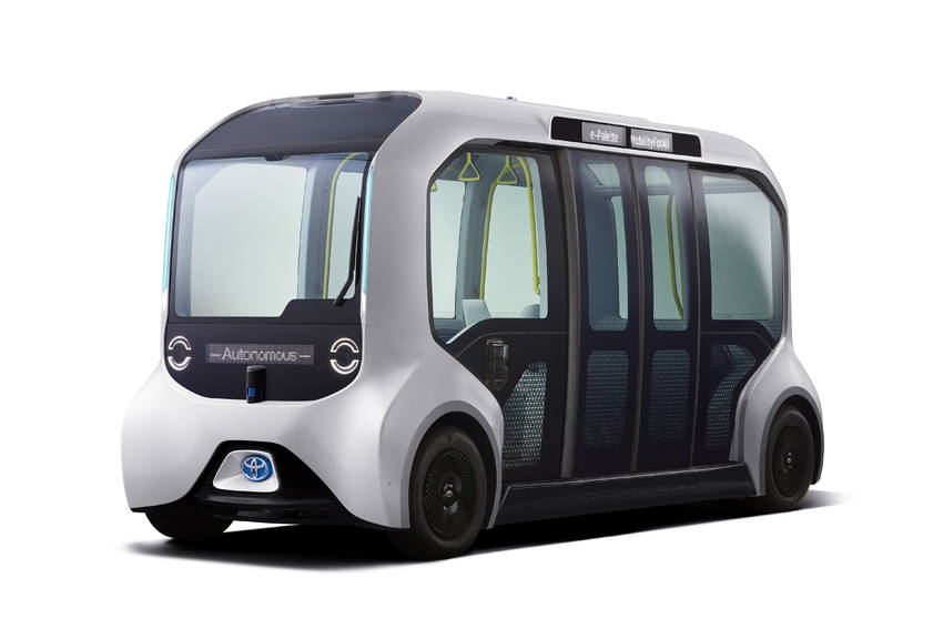 電動・自動運転を目指すトヨタの「e-パレット」
