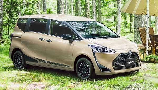 シエンタ“GLAMPER meets TRD” アクティブキット（販売店装着オプション）装着車