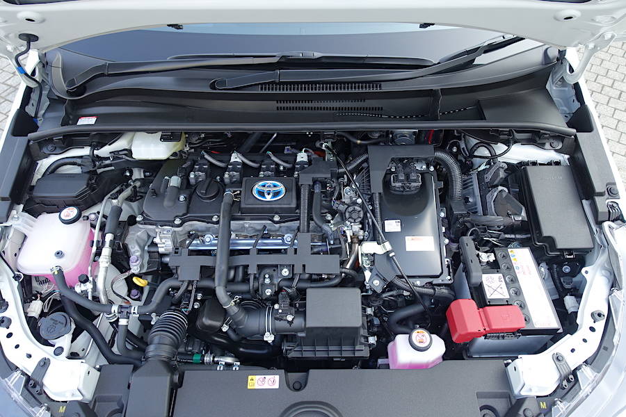 1.8Lのガソリンエンジンに組み合わされるハイブリッドシステム