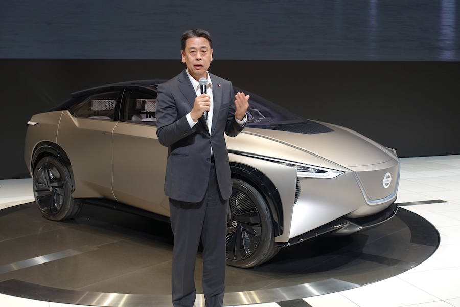 発表会場には日産の新社長に就任する内田誠CEOも挨拶