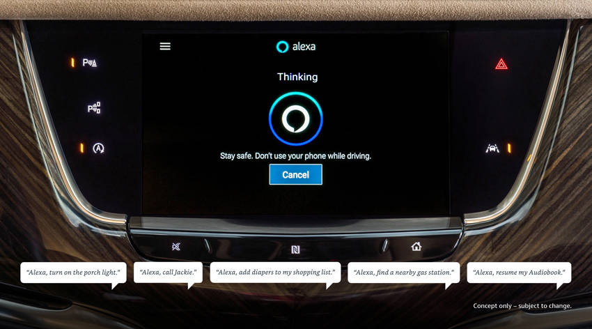 GM 全ブランドにアマゾンのAI音声サービス「アレクサ」導入