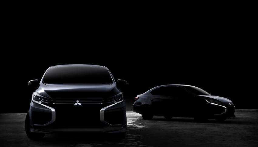 三菱 コンパクトカー・ハッチバック「ミラージュ」＆セダン「アトラージュ」のデザイン一新