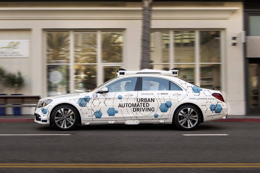 ボッシュとメルセデス・ベンツが自動運転の配車サービス実証実験を開始
