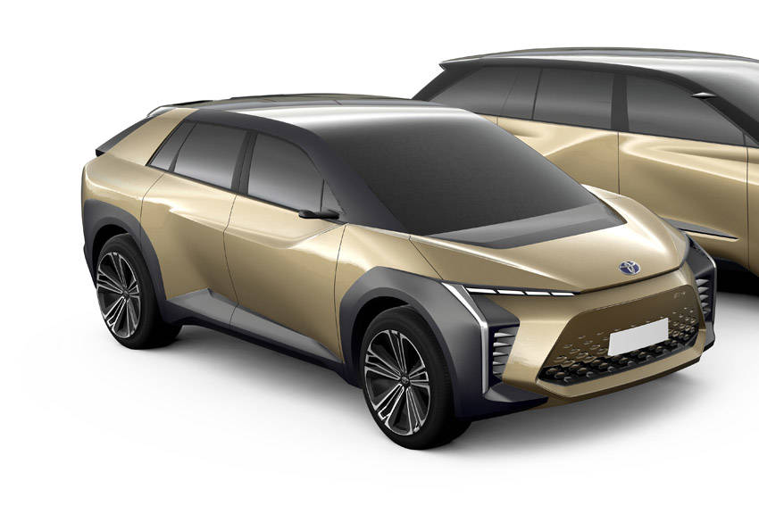 スバルと共通のトヨタ版EV SUVのデザイン・スタディモデル