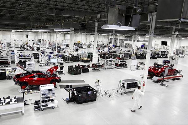 新型「NSX」北米仕様車の量産2
