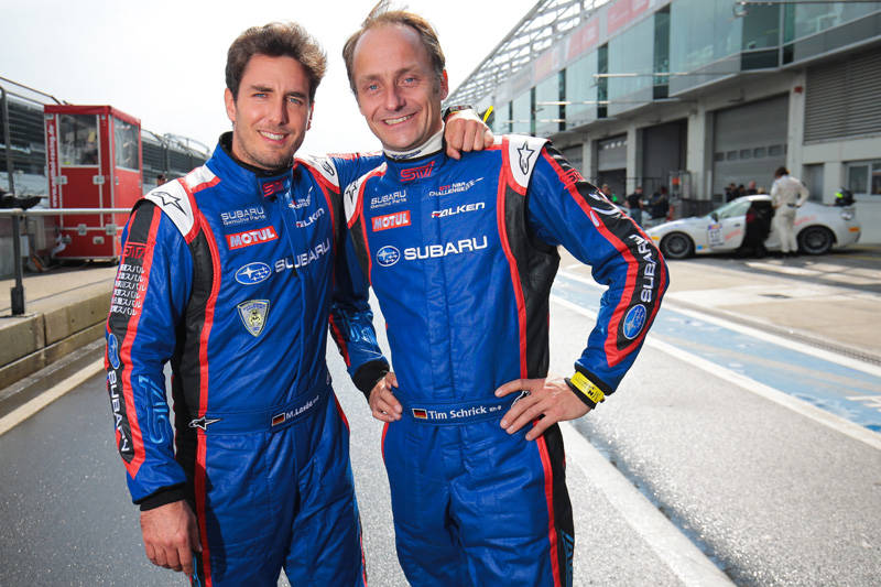 マーセル･ラッセー選手(左）とティム･シュリック選手
