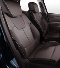 E3 VERSION - DASHBOARD - LEATHER CAPPUCCINO BROWN TWO-TONE TRIM - CHROME SPLENDOUR PACK - LEATHER GRAINED