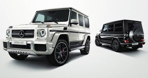 Mercedes-AMG G63 Edition463（左）／Mercedes-AMG G65 Edition463（右）