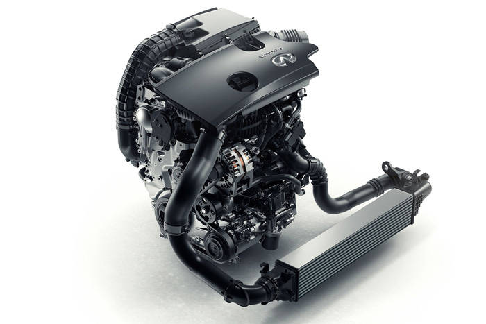 INFINITI four-cylinder turbocharged gasoline VC-T engine