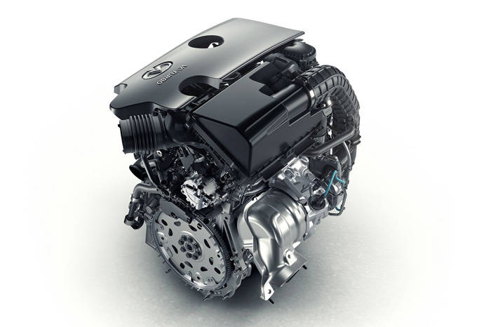 INFINITI four-cylinder turbocharged gasoline VC-T engine