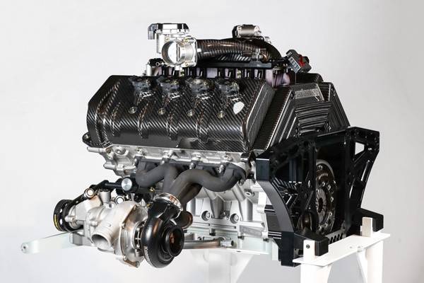5.0L･V８ツインターボ。1200ps