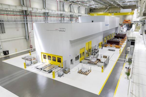 The press shop at the Audi plant in San José Chiapa is the most modern in North America with its servo XL press line.