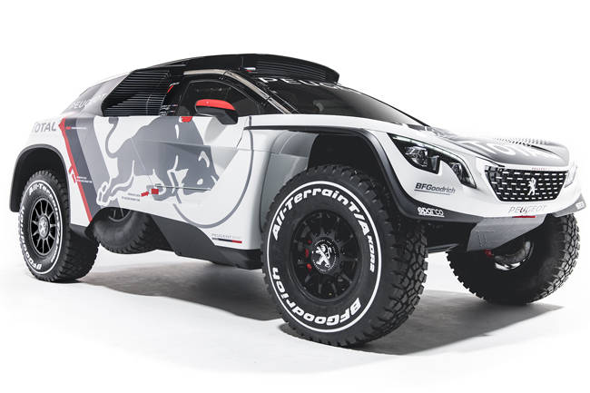 ダカール･ラリー2017年出場するプジョー3008 DKR 