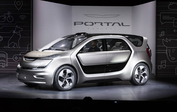 FCA Portal Self-Driving Concept World Debut