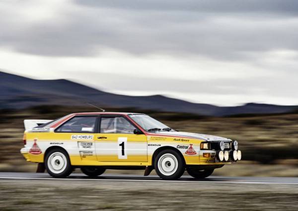Audi quattro A2, Group B, model year 1983