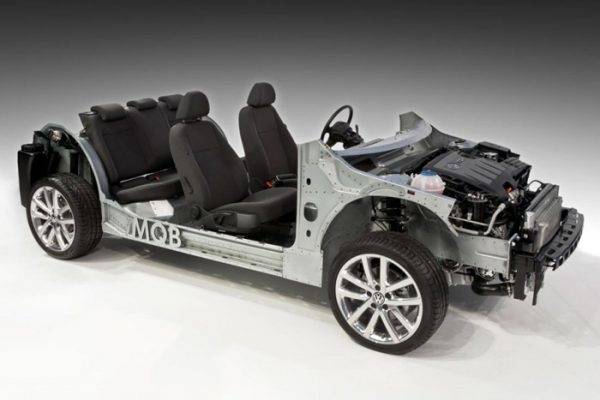 2012年に発表されたフォルクスワーゲンのゴルフ7用MQB