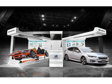 スバル 「人とくるまのテクノロジー展 2017」に出展 SGPプラットフォームを展示