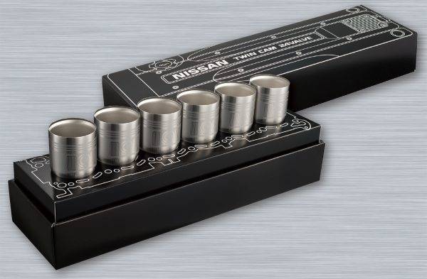 ピストン風タンブラー6個セットRB26エンジンモデル