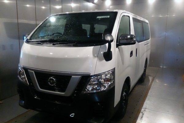 日産　NV350キャラバン　寒冷環境試験風景
