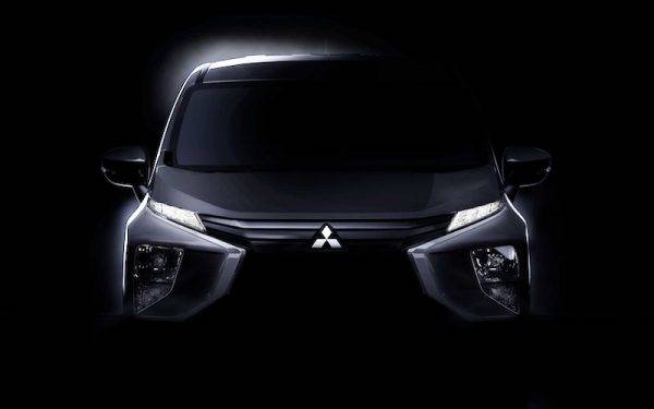 三菱自動車 小型クロスオーバーMPV インドネシアショーでワールドプレミア フロントイメージ