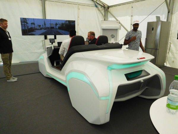 ボッシュ・モビリティエクスペリエンス2017　ヒューマン・マシン・インターフェース　デモンストレーション
