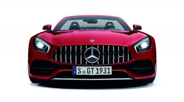 メルセデスAMG GTロードスター　3面図　正面