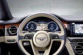 ベントレー 新型コンチネンタルGT ステアリング メーター