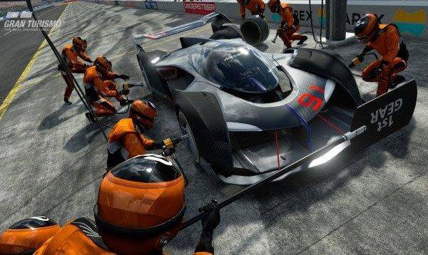 グランツーリスモSPORT　McLaren Ultimate Vision Gran Turismo ピット作業風景