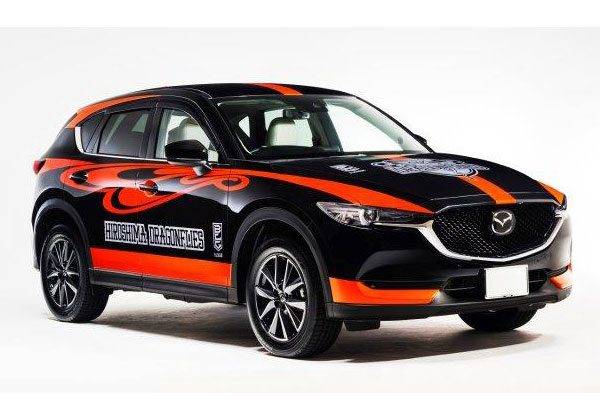 マツダCX-5「広島ドラゴンフライズ」プロモーションカー「HIGH-FIVE」