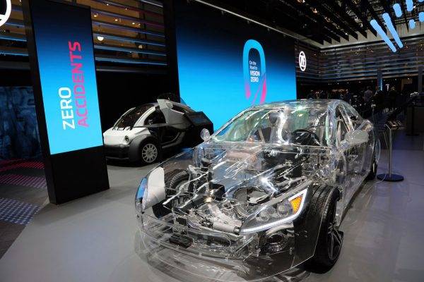 フランクフルトショー　ZF　乗員保護システム　超小型モビリティ用シートベルト