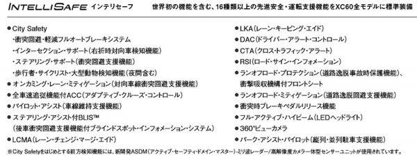 ボルボ　新型XC60を発売　インテリセーフ　内容説明
