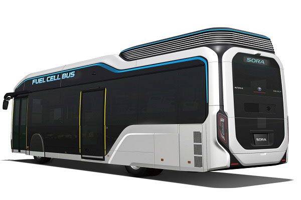 東京モーターショー2017　トヨタ　燃料電池バス（FCバス）コンセプトモデル「SORA」