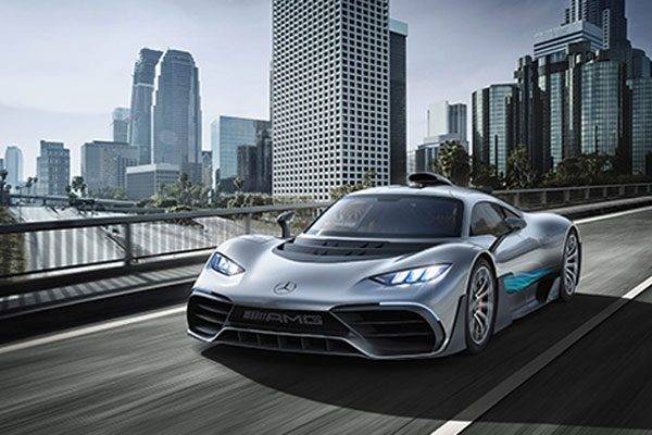 東京モーターショー2017　メルセデスAMG Project ONE　走行イメージ